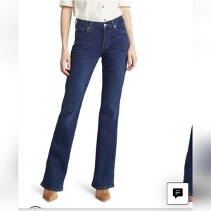 7 for all Mankind Mid Rise Bootcut jeans size 32 Dark wash